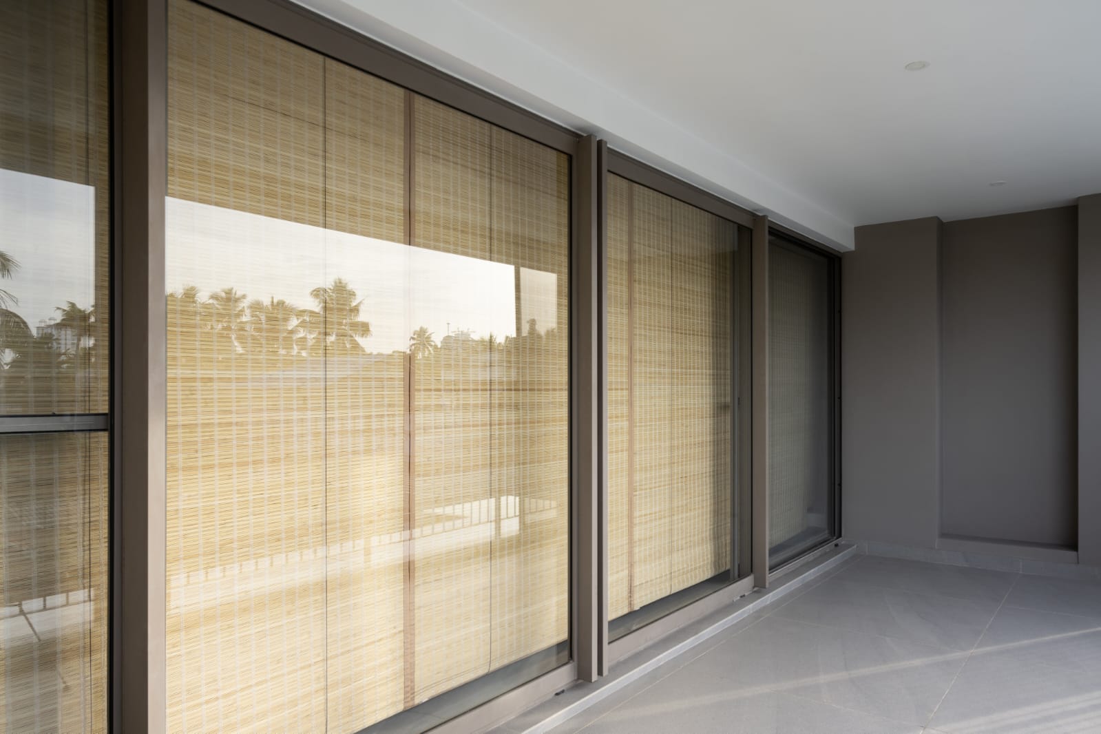 Bamboo window blinds for indoor
